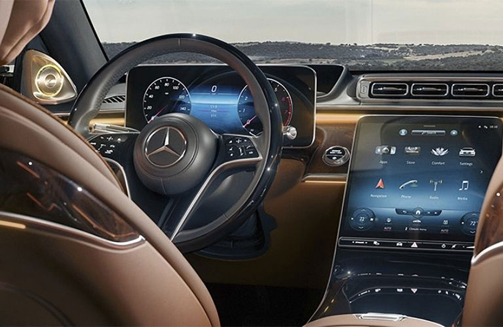 2023 Mercedes Benz S Class dashboard o